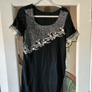 Sanum Silk dress, pant, shawl